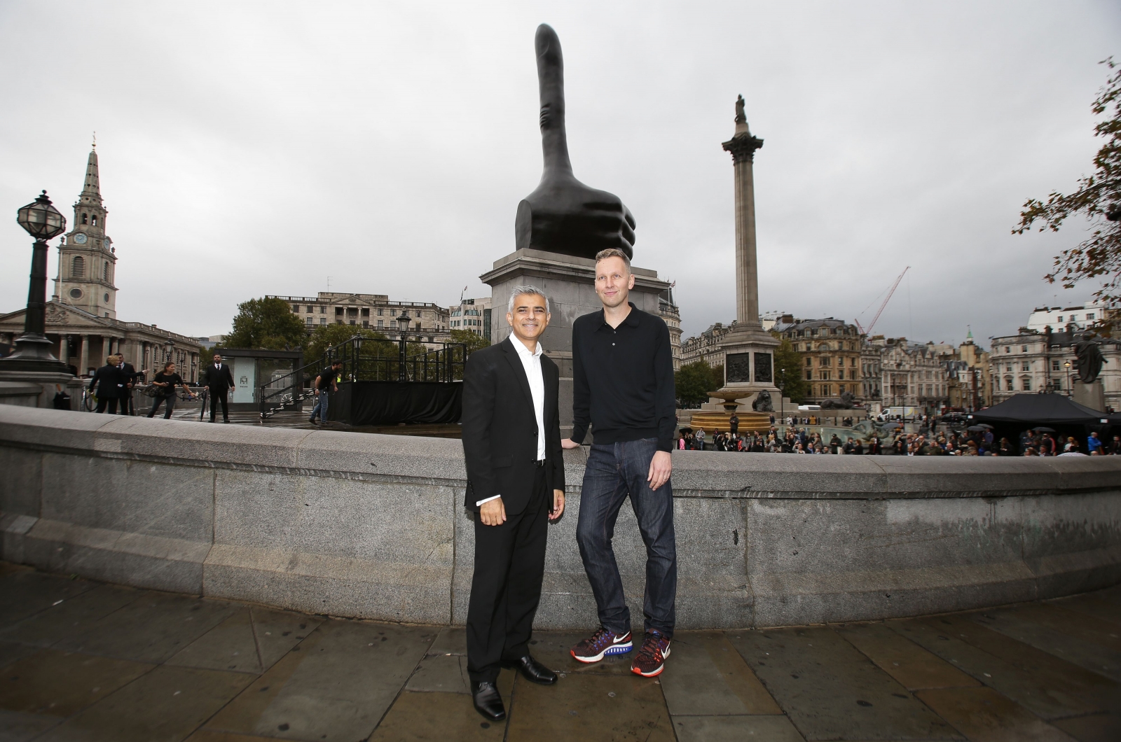 Trafalgar Square New fourth plinth sculpture by David