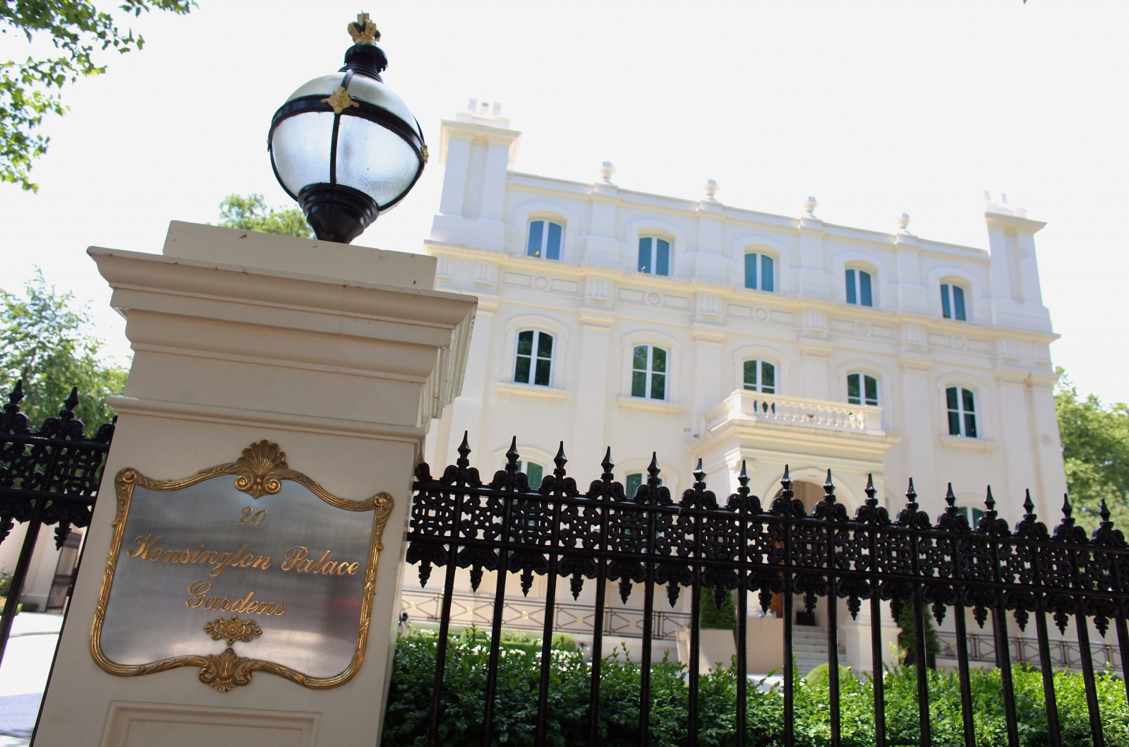 Kensington Palace Gardens tops list of Britain's priciest streets