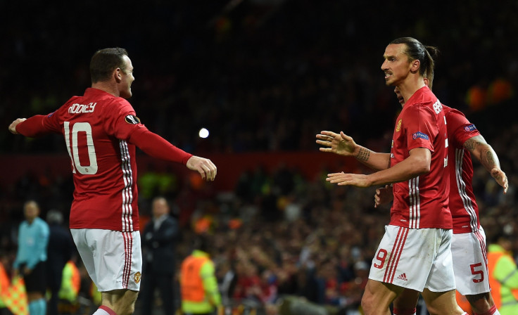 Wayne Rooney and Zlatan Ibrahimovic