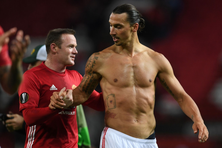 Wayne Rooney and Zlatan Ibrahimovic