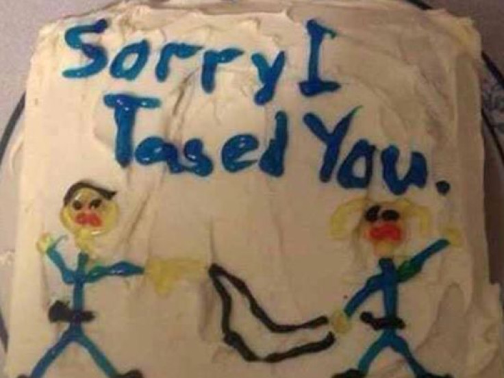 Taser cake