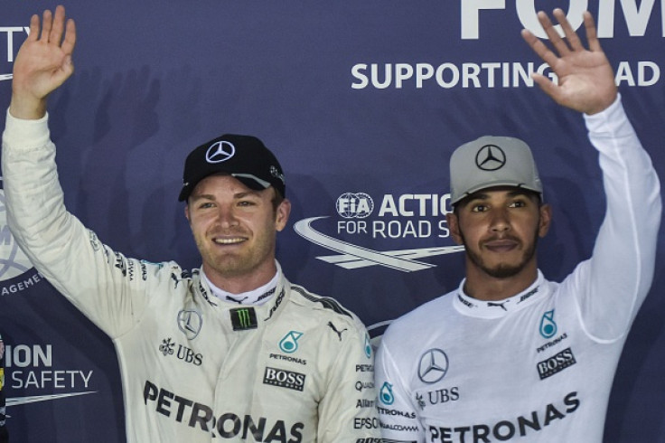 Nico Rosberg and Lewis Hamilton