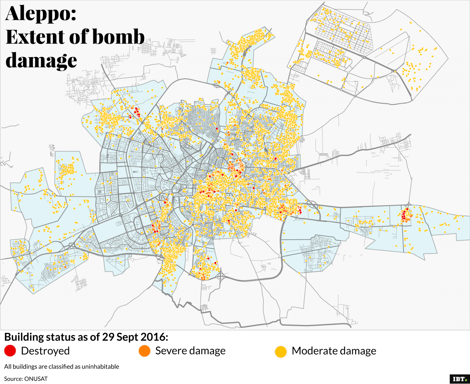 Siege of Aleppo: Two maps that show how Bashar al-Assad and Russia will