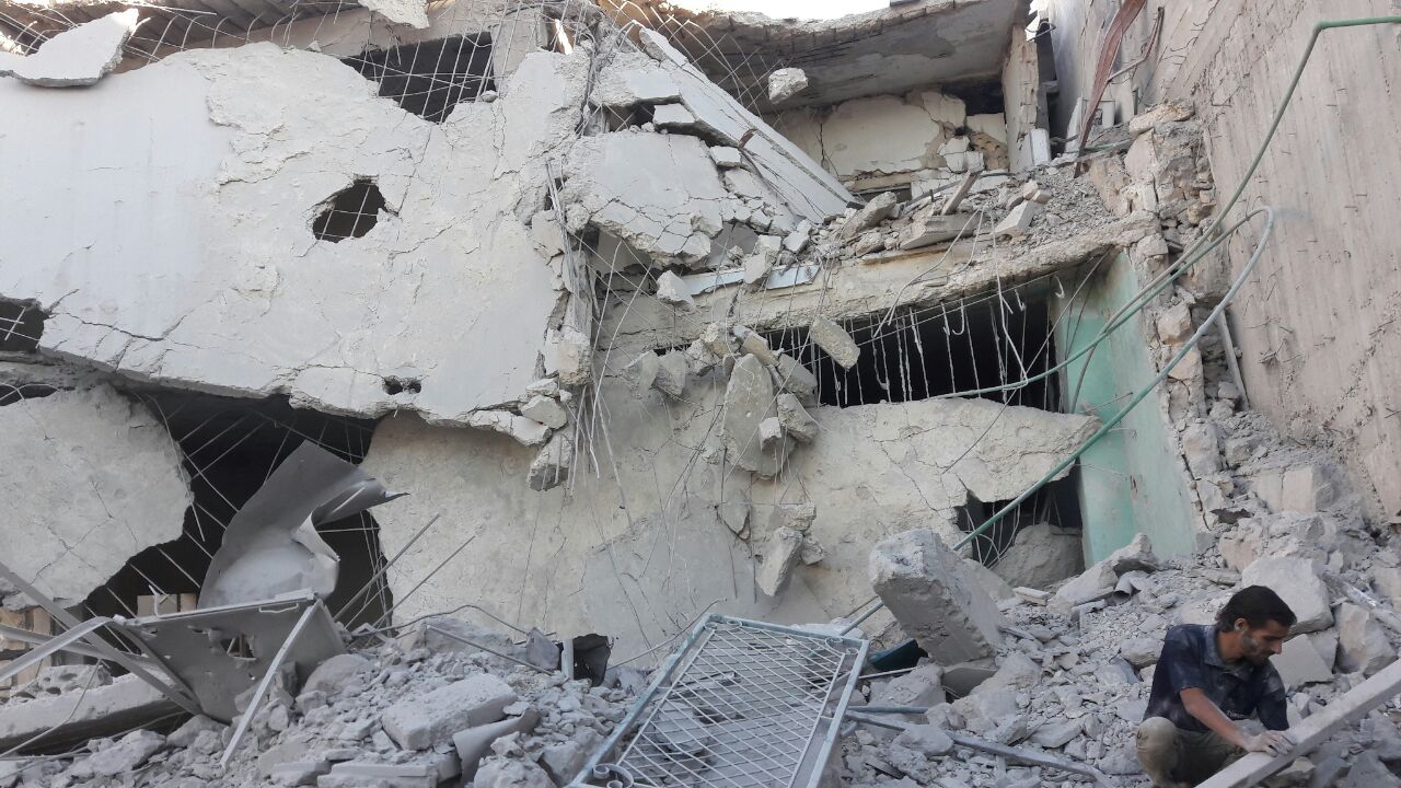 Syrian hospital in Aleppo bombed for second time in days