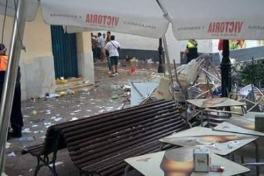 Malaga cafe explosion