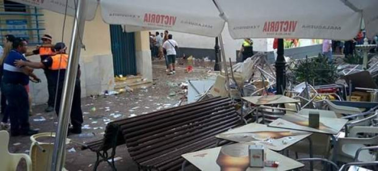 Malaga cafe explosion