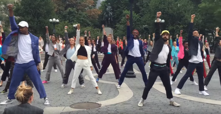 Hillary Clinton flash mob