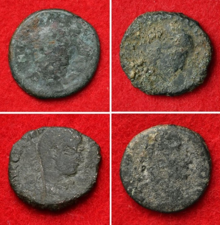 roman coins Katsuren Castle Okinawa