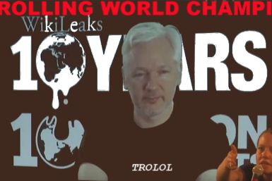 Julian Assange troll meme
