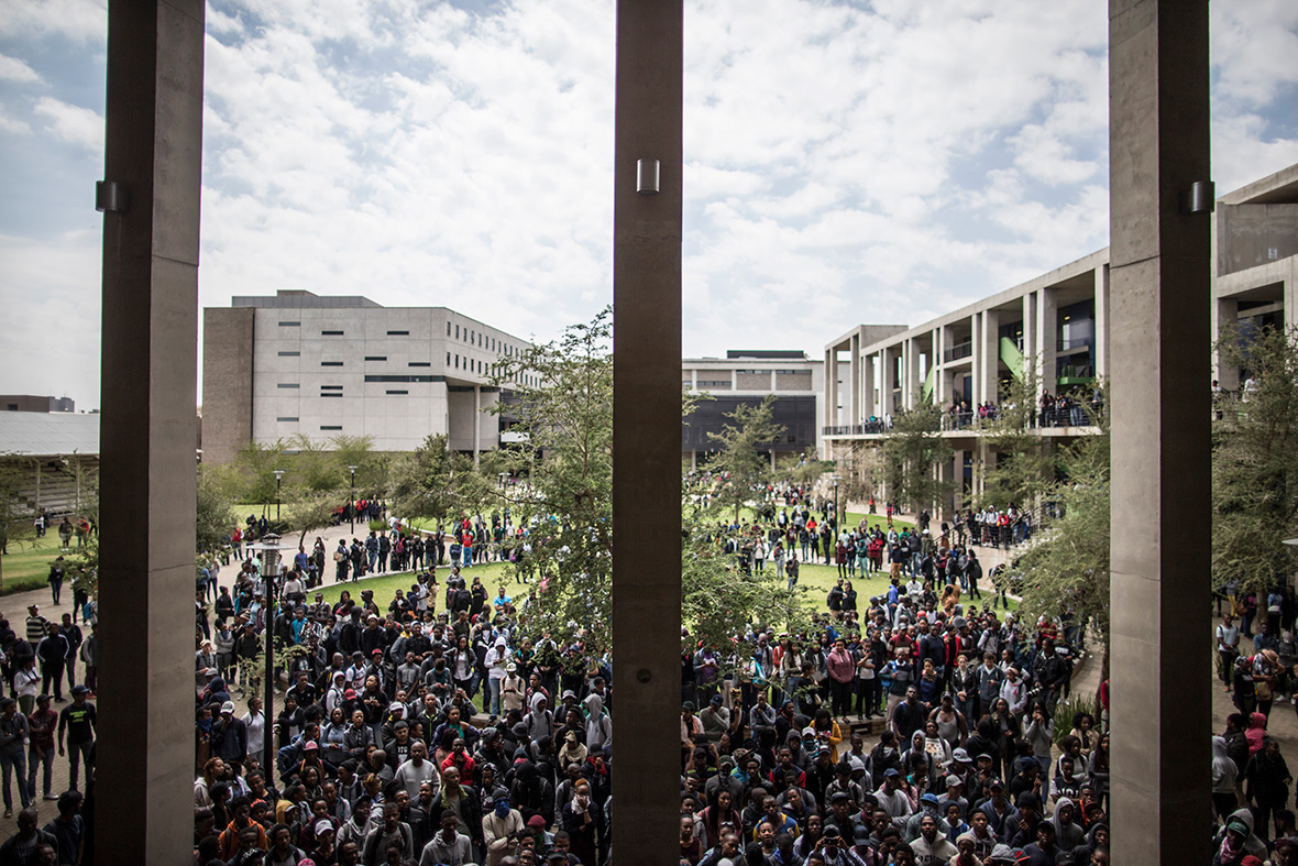 South Africa university fees protests