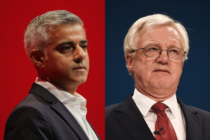 Sadiq Khan and David Davis