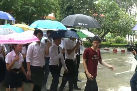 Thai student protest over Joshua Wong detention