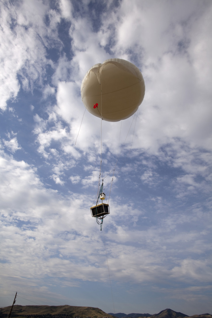 A weather balloon