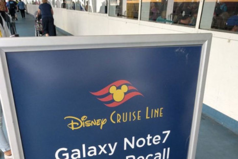 Galaxy Note 7 ban on cruise lines