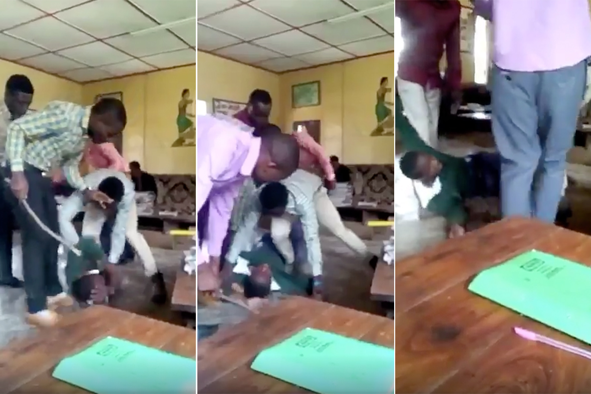 Tanzanian Teachers Beating Student Video Is Corporal -6330