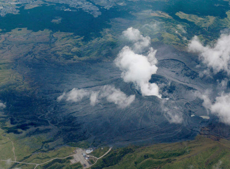 Japan Mount Aso volcano