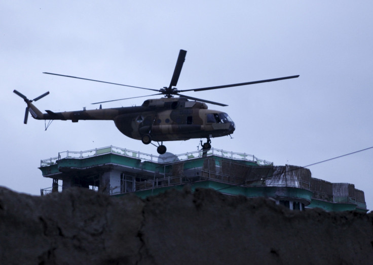 Afghan army helicopter