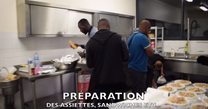 Challenge to feed refugees in Paris
