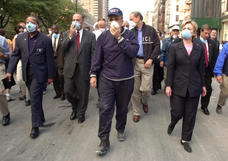 Rudy Giuliani and Hillary Clinton