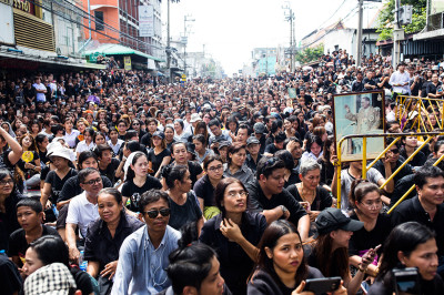 Thailand king funeral procession