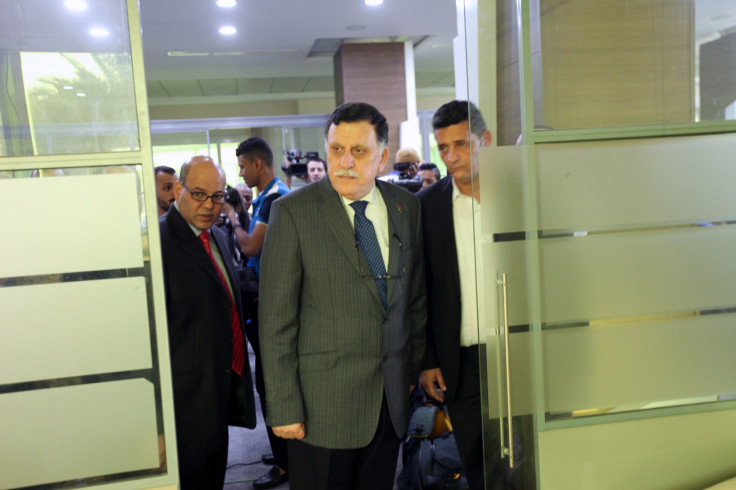 Prime Minister of Libya's unity government Fayez Seraj Prime Minister of Libya's unity government Fayez Seraj