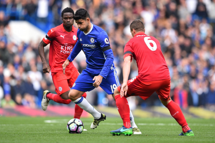 Diego Costa on the ball for Chelsea