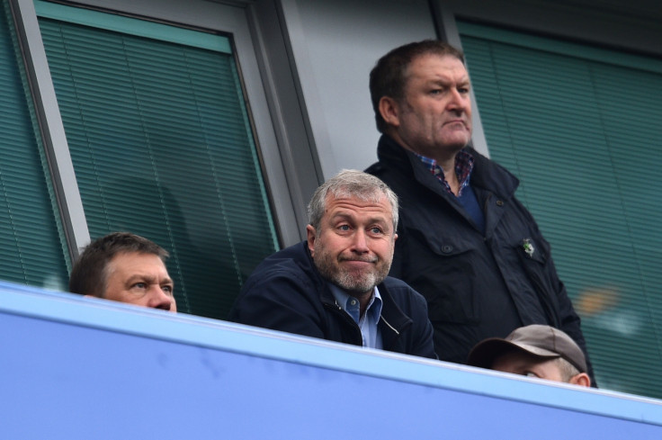 Roman Abramovich watches the game