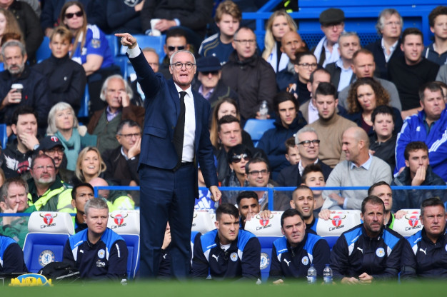 Claudio Ranieri issues instructions Claudio Ranieri issues instructions