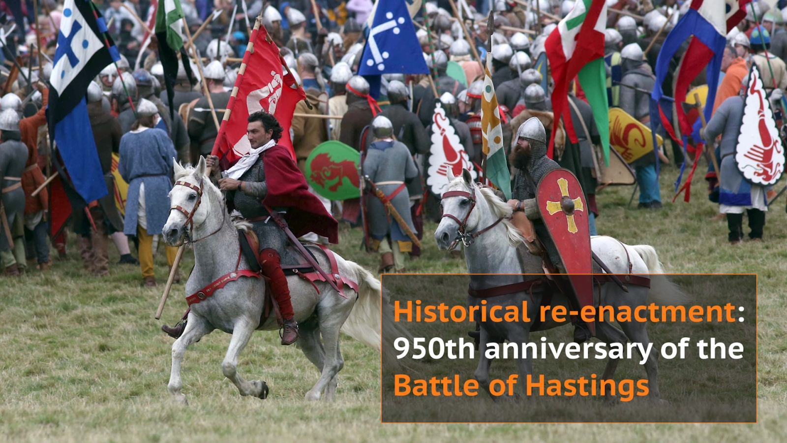 Video of Battle of Hastings anniversary reenactment