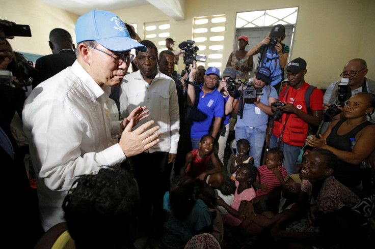 UN Secretary General Ban Ki Moon Haiti