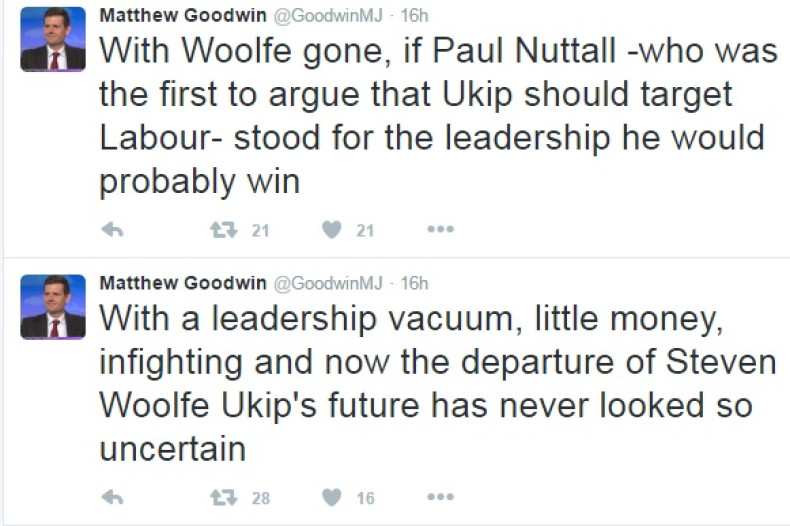 Tweets from Matthew Goodwin