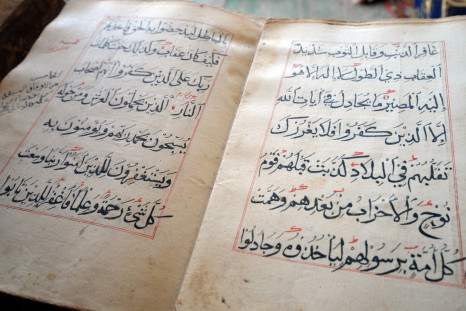Koran with Arabic caligraphy