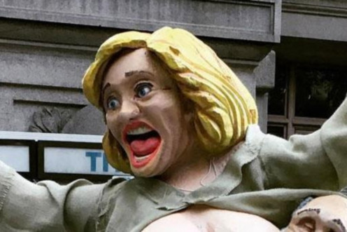 Hillary Clinton statue