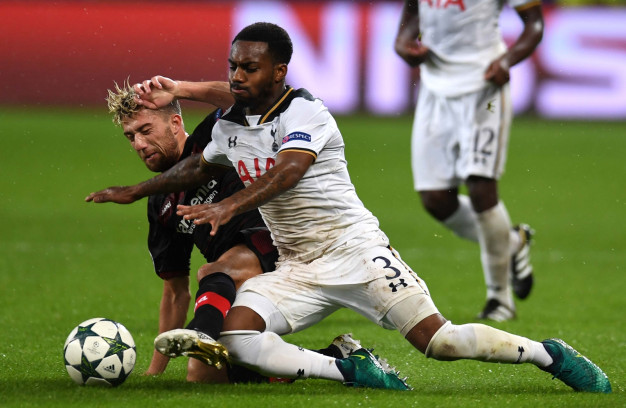 Danny Rose goes down Danny Rose goes down