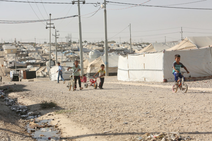 Displaced Iraqi children