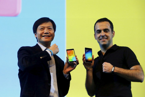 Xiaomi's Lei Jun and Hugo Barra