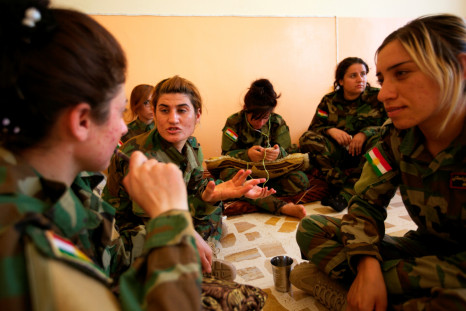 Yazidi women soldiers