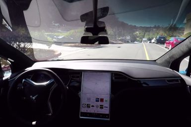 Self-driving Tesla Model X