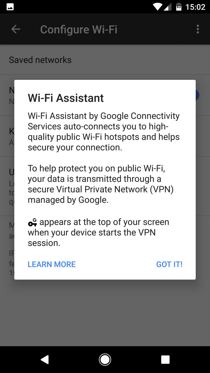 Google Pixel Wi-Fi Assistant