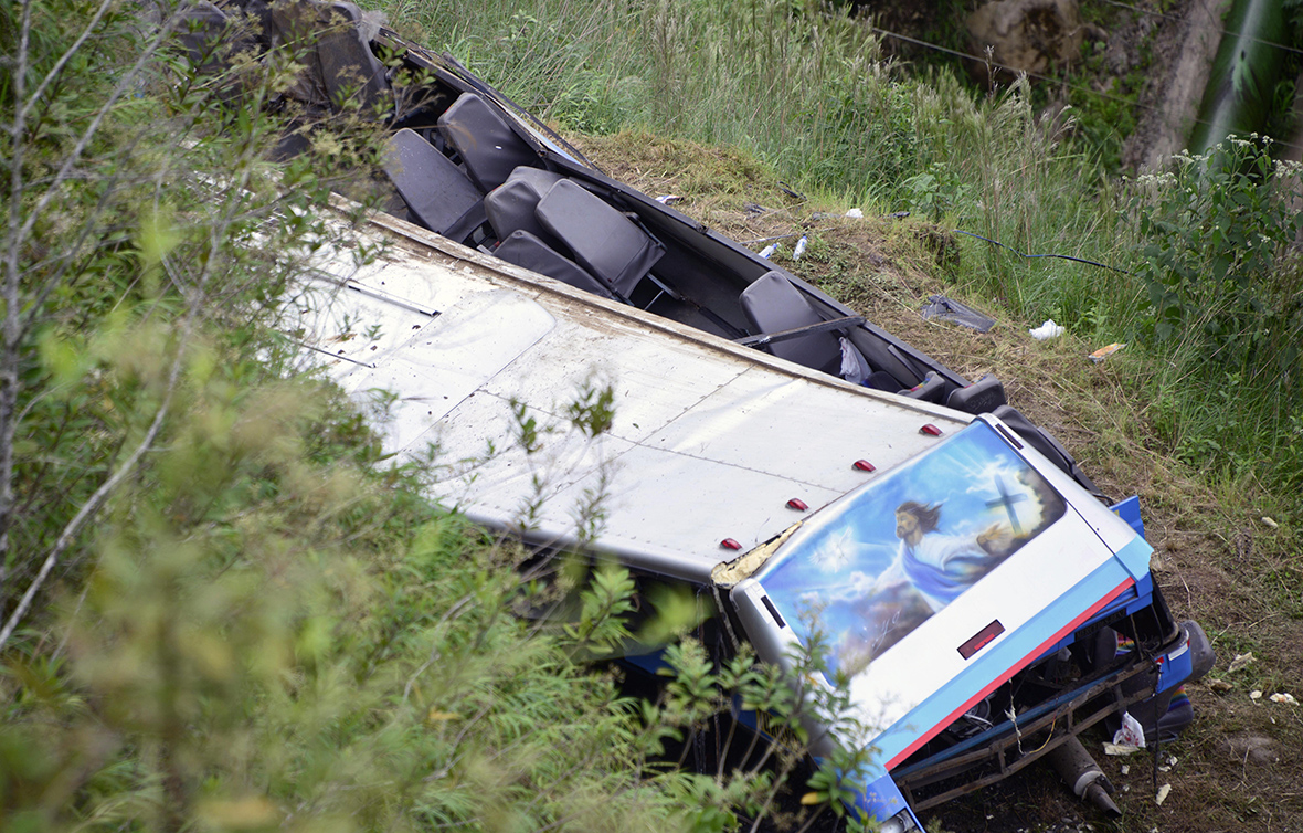 24 passengers dead in Philippines after bus plunges into 80feet ravine