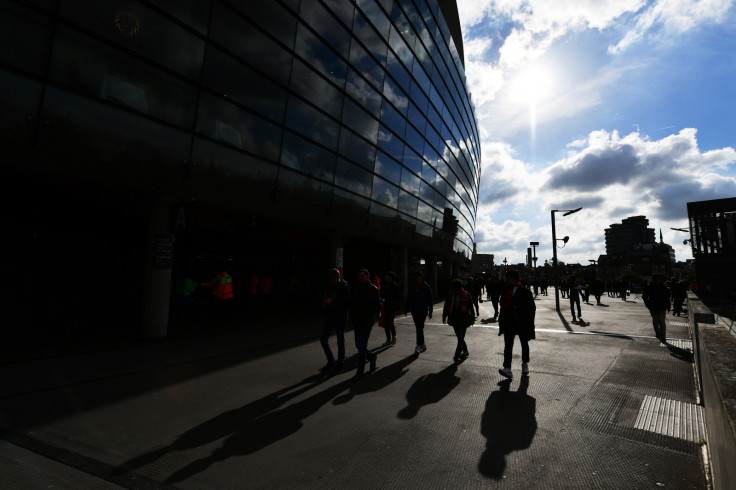 Fans entering the stadium