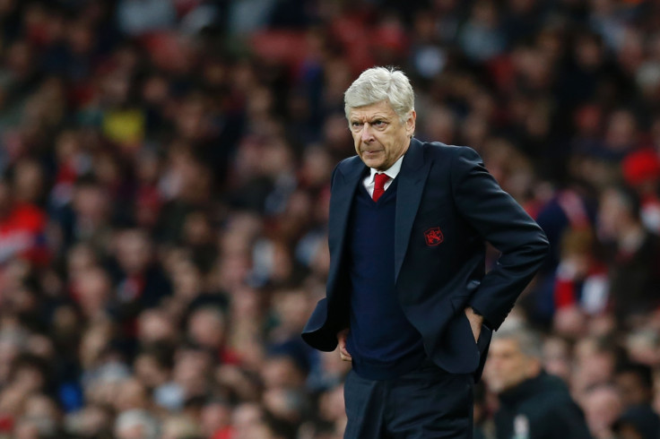 Arsene Wenger looks frustrated on the touchline