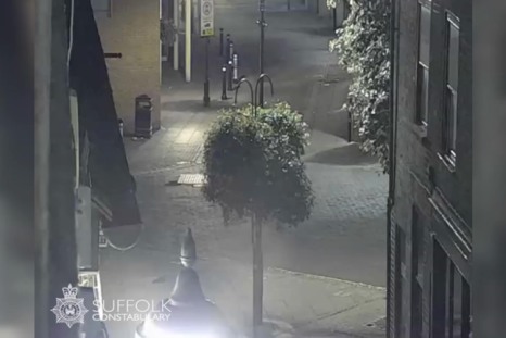 CCTV shows Corrie McKeague in the early hours of the morning he went missing