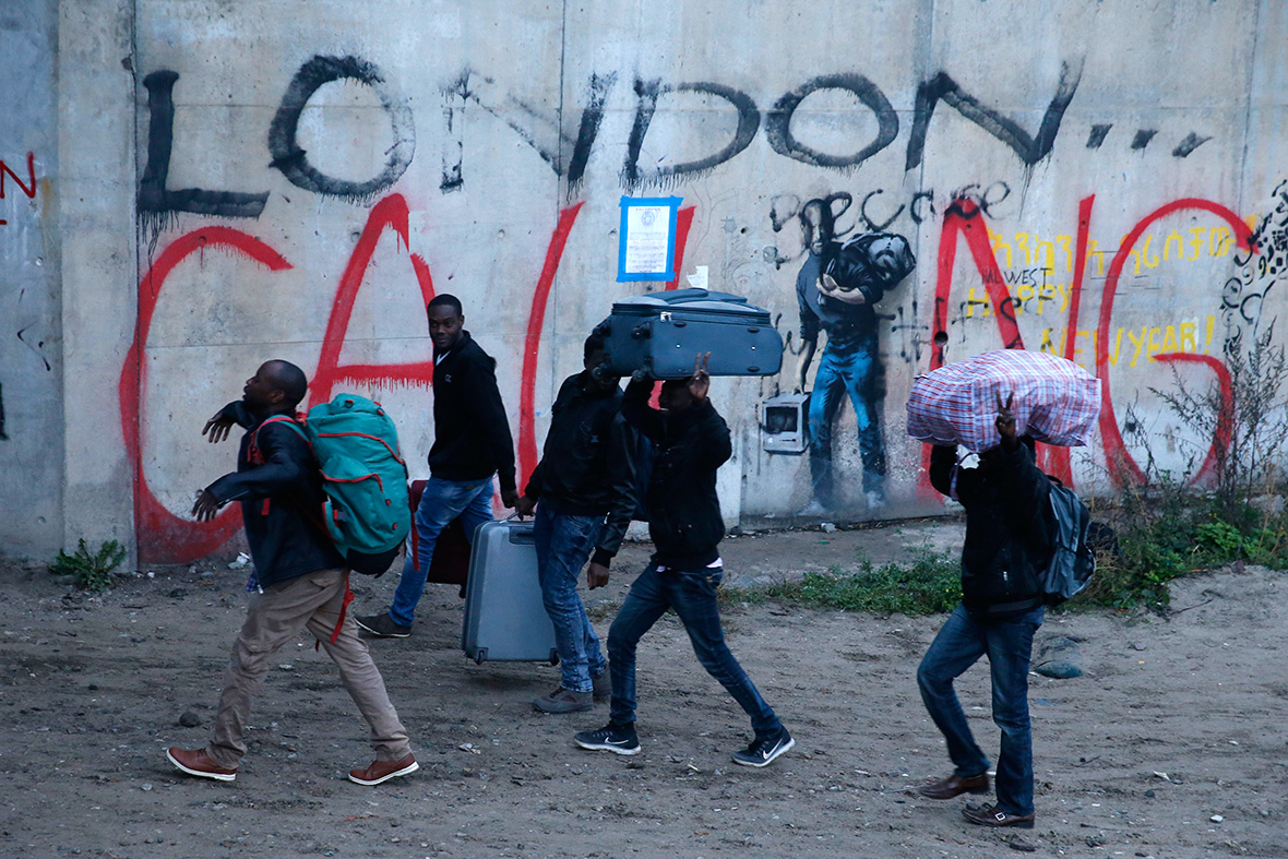 Calais Jungle camp refugees migrants