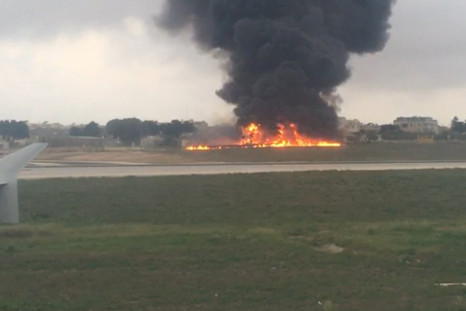 malta plane crash
