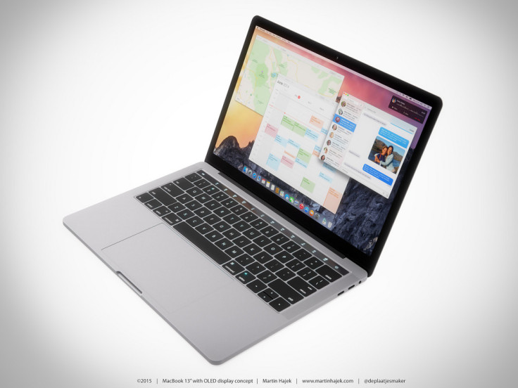MacBook Pro OLED display render
