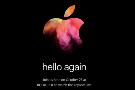 Apple event 27 October