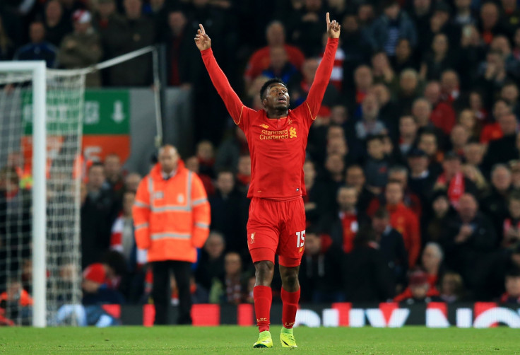 Daniel Sturridge celebrates his second goal