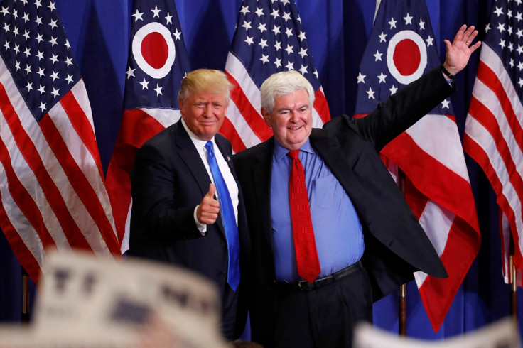 Donald Trump and Newt Gingrich