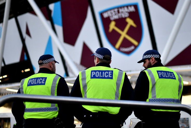 Police outside the London Stadium